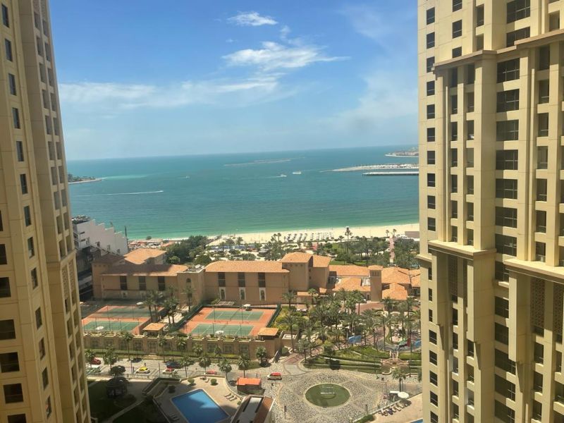 Partition room available for rent in JBR with Balcony and Attached Washroom